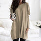 Cozy Oversized Women Tunic Pullover - Long Sleeve Knit