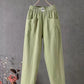 Variant image for Loose-Fitting White Linen Pants for Women, Breathable Flax Trousers for All Occasions, Comfortable and Stylish-17