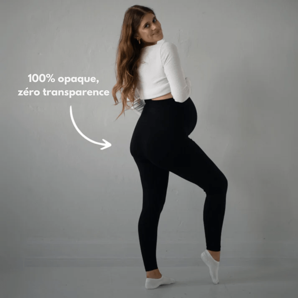 Comfortable Maternity Leggings with Supportive Stretch Belt for Pregnancy and Postpartum, Full-Length Yoga Pants-3