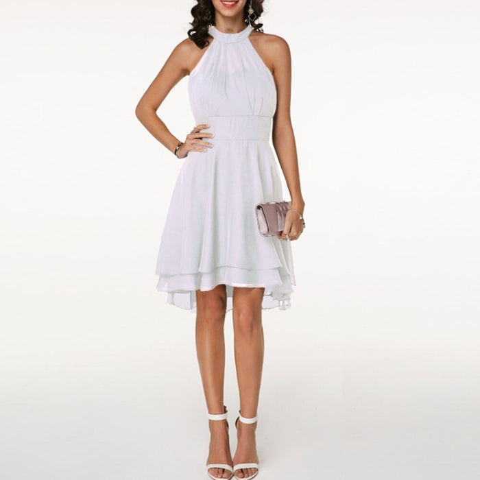 Elegant Women's Ruffled Dress for Summer and Formal Occasions - Lightweight and Comfortable-6