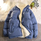Relaxed Warm Women’s Puffer Jacket - Oversized Fleece Winter