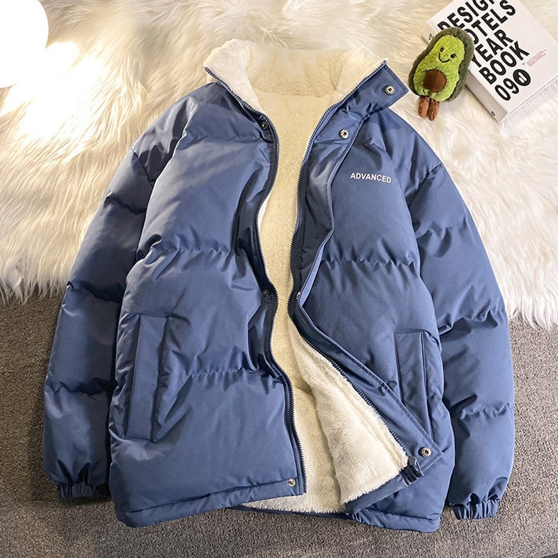 Relaxed Warm Women’s Puffer Jacket - Oversized Fleece Winter