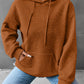 Plush Cozy Women’s Hoodie Sweater - Waffle Knit Layering