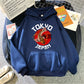 Plush Mens Hooded Sweater - Pullover Polyester, Casual