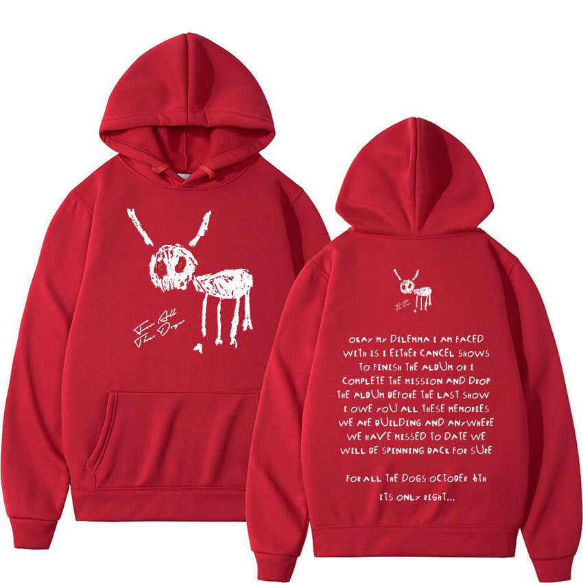 Men's Oversized Hoodie - Relaxed Spandex Blend, Streetwear