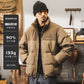 Mens Insulating Puffer Jacket - Corduroy Yoke, Duck Down