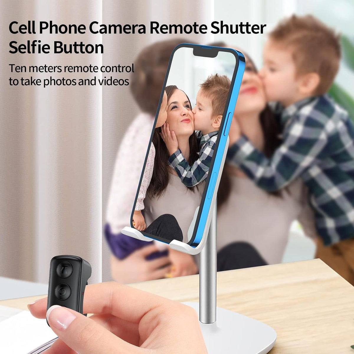 Wearable Bluetooth Clicker for Scrolling and Play/Pause, 14-Hour Battery Life, Fall 2025 – TikTok Ring Remote Control