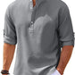 Relaxed Cotton Shirt for Casual Outings and Elegant Layering, Soft Breathable Fabric, Available in Various Sizes and Colors-1