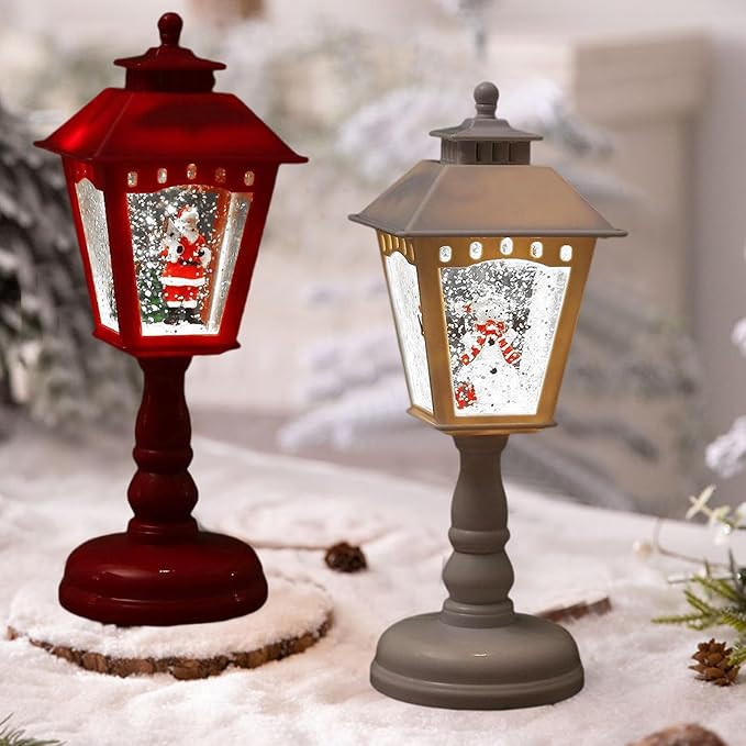 Christmas Illuminated Night Light Table Lamps - Santa, Snowman & Tree Decorations