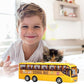 Remote Control Motor-Driven Tour Bus - Scale RC Vehicle with Lights for Kids, School & City Fun