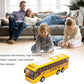Remote Control Motor-Driven Tour Bus - Scale RC Vehicle with Lights for Kids, School & City Fun