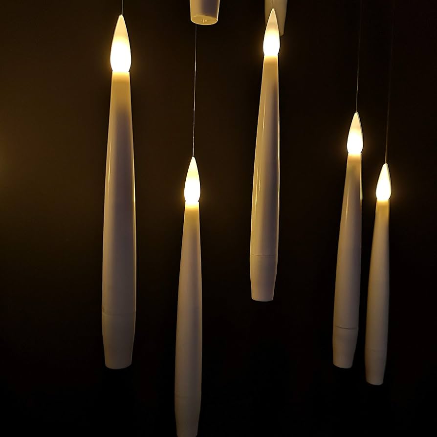 Spooky Flameless LED Lights with Wand Remote – Incendio Floating Halloween Candles