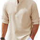 Variant image for Relaxed Cotton Shirt for Casual Outings and Elegant Layering, Soft Breathable Fabric, Available in Various Sizes and Colors-25