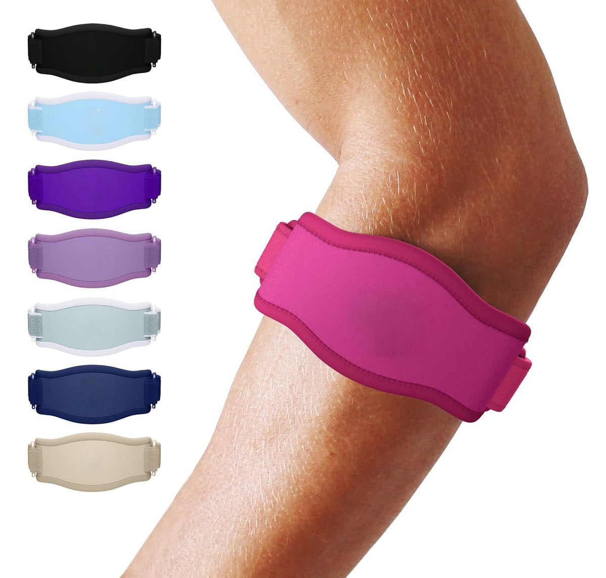 Tennis Elbow Brace Flexible Elbow Support Breathable Sweat Wicking Compression for Tendonitis Fall 2025 Wellness