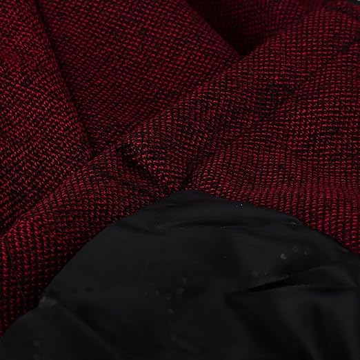 Women's Warm Winter Coat - Asymmetric Zip, Cotton Blend