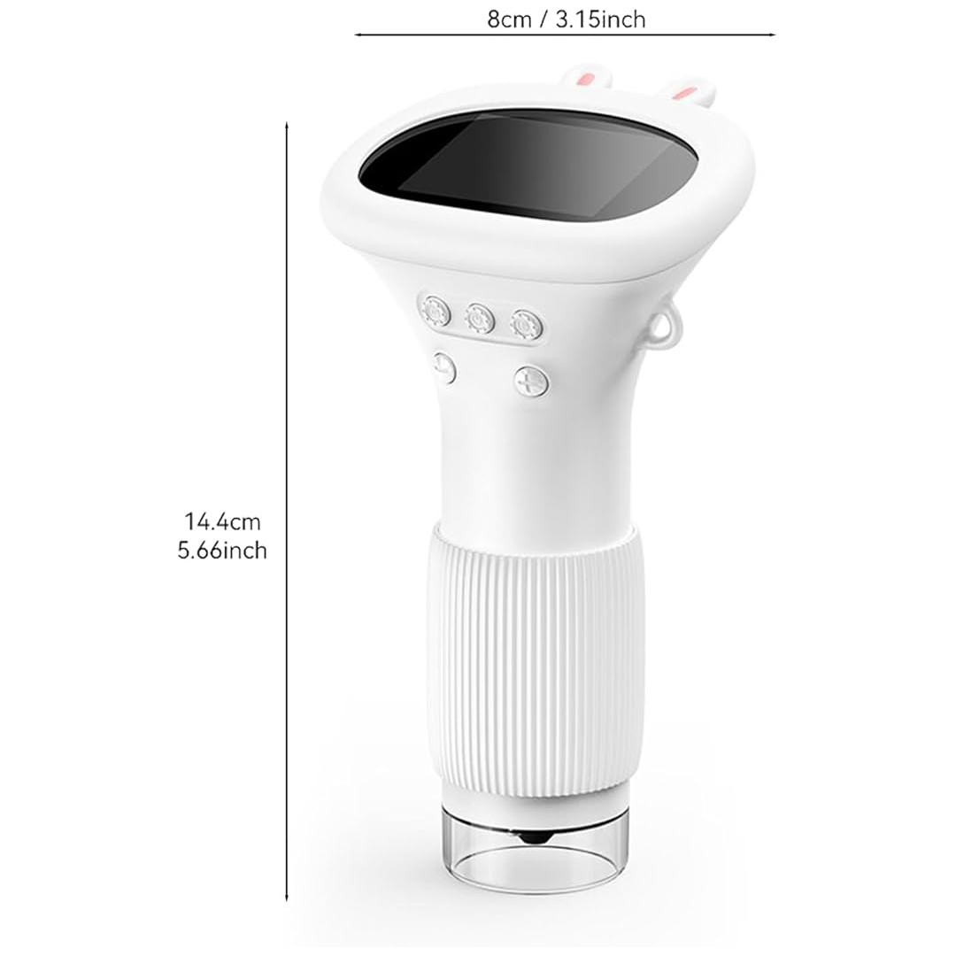 Hand-Held 1000X Mini Microscope for Kids - Outdoor STEM Science Toy, 2.0 Inch Pocket Lab Device