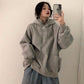 Cozy Oversized Womens Hoodie - Mid Length Fleece Winter