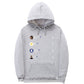 Men's Oversized Hooded Sweater - Relaxed Fit, Fleece Casual