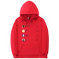 Men's Oversized Hooded Sweater - Relaxed Fit, Fleece Casual