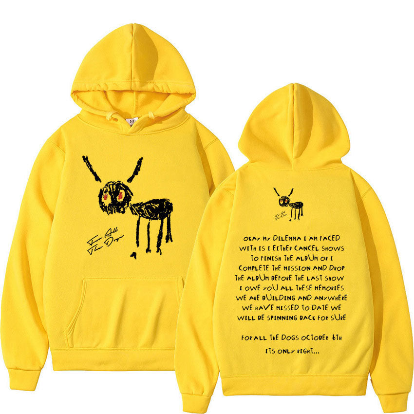 Men's Oversized Hoodie - Relaxed Spandex Blend, Streetwear