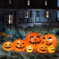 Outdoor Yard Display, Simple Setup – 7ft Halloween Inflatable Pumpkin Decoration with LED Lights
