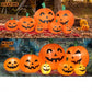 Outdoor Yard Display, Simple Setup – 7ft Halloween Inflatable Pumpkin Decoration with LED Lights