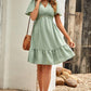 Elegant Boho Wedding Guest Dress, Flowing Design with Refined Details for Fall Weddings-2