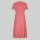 Elegant V-Neck Women's Dress, Flattering Fit in Breathable Fabric, Sizes S to 2XL - Perfect for Formal and Summer Occasions-3