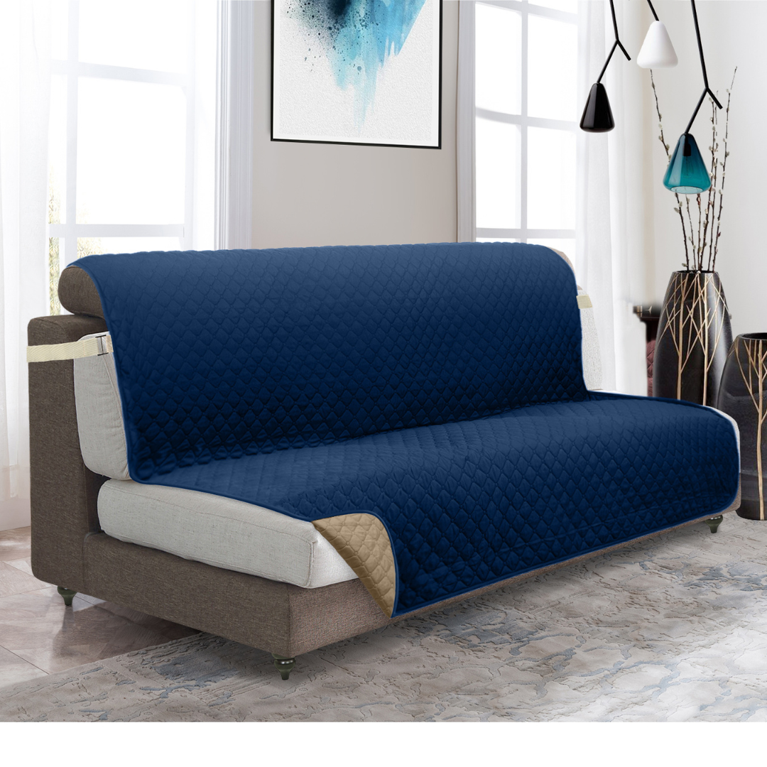 Cover Couch Furniture Protector With Side Pockets And Back Straps Reversible Colors Fall 2025 Pet Friendly