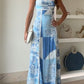 Elegant Long Sleeve Maxi Dress with Arc Back Design, Lightweight Fabric for Special Occasions, Flattering Fit for Women-2