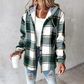 Light Cozy Womens Hoodie - Button Front Knit, Casual