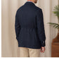 Men's Breathable Linen Jacket - Retro Casual, Single-Breasted, 100% Linen, City Wear