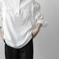 Plush Men’s Half Turtleneck Shirt - Stand Collar, Polyester
