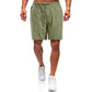 Variant image for Men's Linen Shorts with Elastic Waistband, Pockets, and Loose Fit for Comfort and Style, Available in Sizes S-5XL-41
