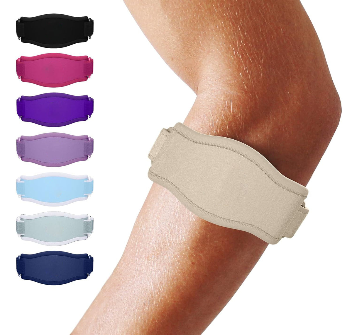 Tennis Elbow Brace Flexible Elbow Support Breathable Sweat Wicking Compression for Tendonitis Fall 2025 Wellness
