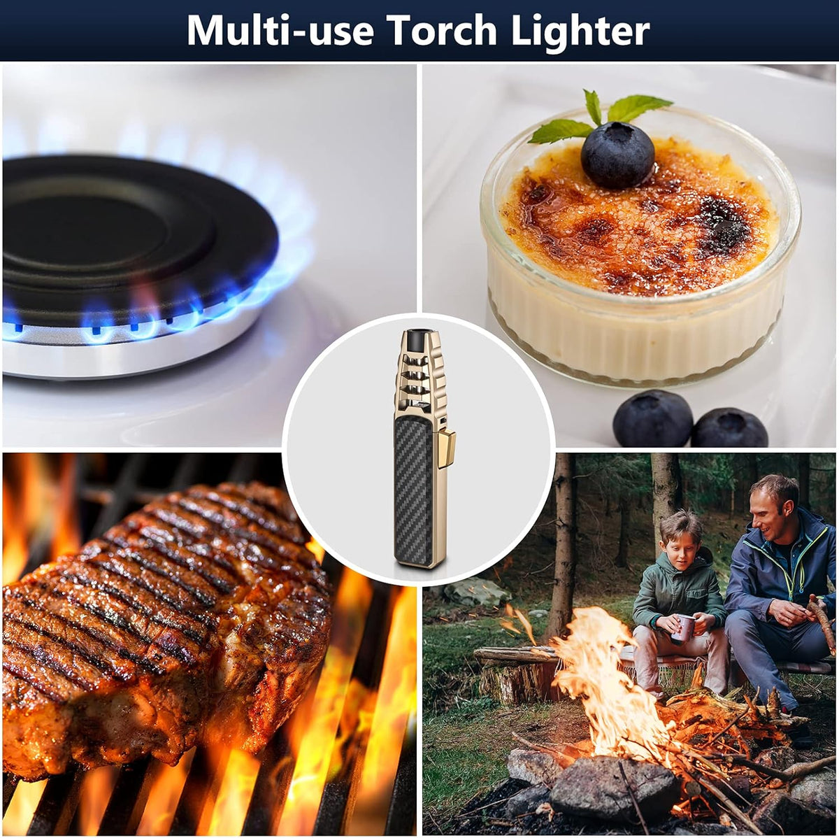 Torch Windproof Lighter Culinary Torch Fall 2025 Gift