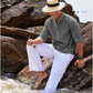 Relaxed Cotton Shirt for Casual Outings and Elegant Layering, Soft Breathable Fabric, Available in Various Sizes and Colors-2