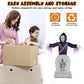 Reaper Grim Inflatable With LED Tombstone Halloween Decor