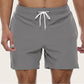 Fast-Drying Men's Swim Trunks with Elastic Waist, Comfortable and Versatile Bathing Suit for Swimming and Beach Activities-5
