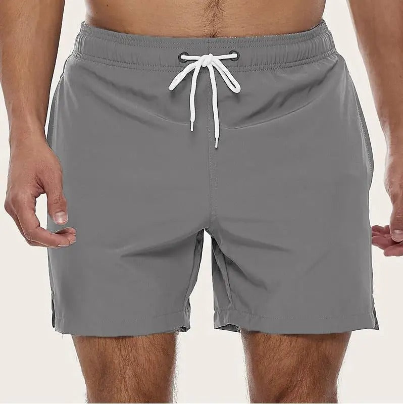 Fast-Drying Men's Swim Trunks with Elastic Waist, Comfortable and Versatile Bathing Suit for Swimming and Beach Activities-5
