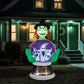 Witch2025 Edition Inflatable 5.9ft Crystal Ball Halloween Decor