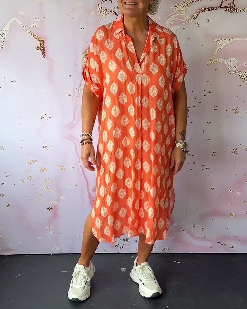 Variant image for Plus Size Women's Summer Dress, Airy Loose Fit with Breathable Fabric, Available in Natural Colors S to 3XL-7