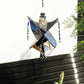 Glass Stained Sun Catcher Handmade Acrylic Dancing King Spinner Memphis Melody Window Decor Fall 2025 Gift