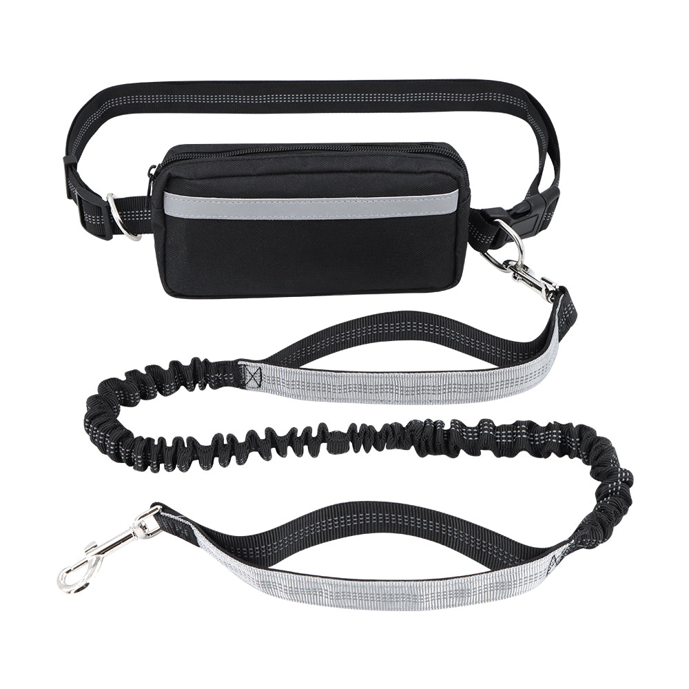 Leash Dog Double-Handle Hands-Free Bungee Reflective Walking Leash Fall 2025 Safe Control
