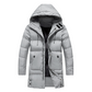 Water-Resistant Cozy Men's Parka Jacket - Long Quilted, For Cold