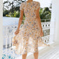 Elegant Long Sleeve Midi Dress for Women, Comfortable and Versatile Design for Daily Wear and Special Occasions-6