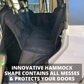 Car Seat Hammock Cover, Water-Resistant Non Slip Backseat Protector With Pockets, Free Safety Belt, Fall 2025 Travel
