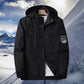 Water-Resistant Men's Rain Jacket - Hooded Colorblock, Packable