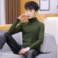 Men’s Fitted Turtleneck Sweater - Slim Fit Cotton Blend