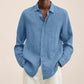 Elegant Linen Shirt for Men - Breathable Trendy Fit for All Occasions, Cozy Summer Wear, Multi-Use Casual Attire